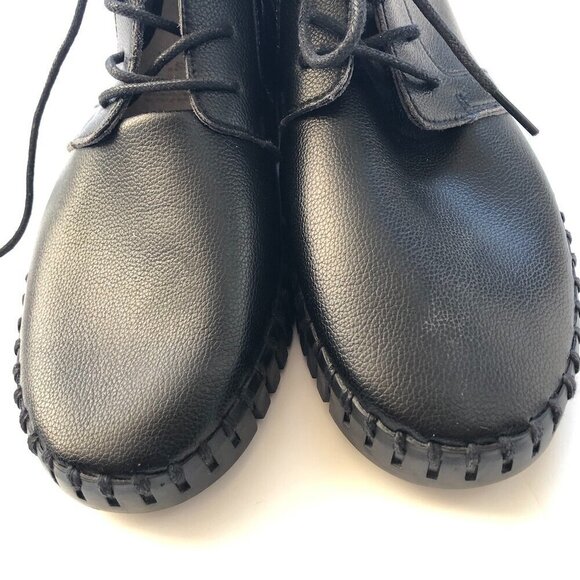 Caposhie Black Microfiber Chukka Ankle Boots US 10 Fits small more like 9 or 9.5 - Picture 14 of 16